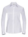 Dames Blouse Russell Herringbone R-962F-0 wit